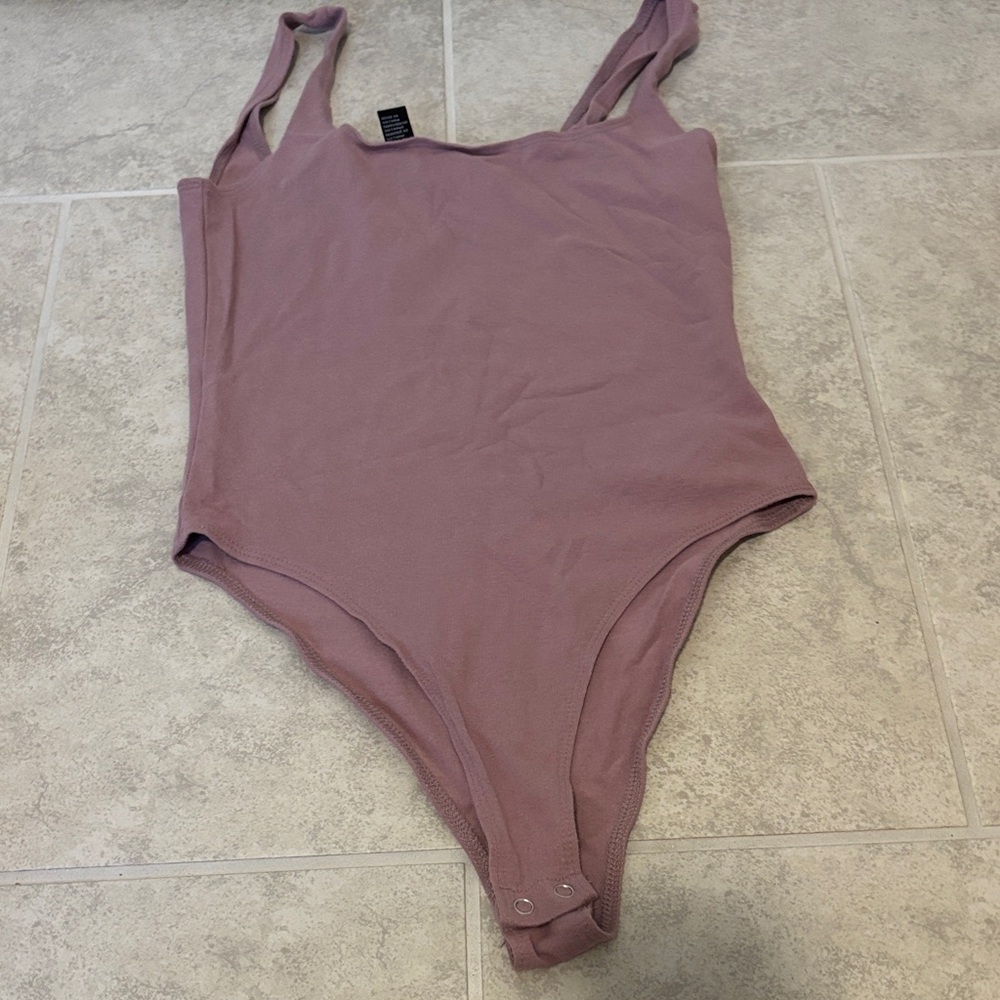 Forever 21 Dusty Pink Bodysuit